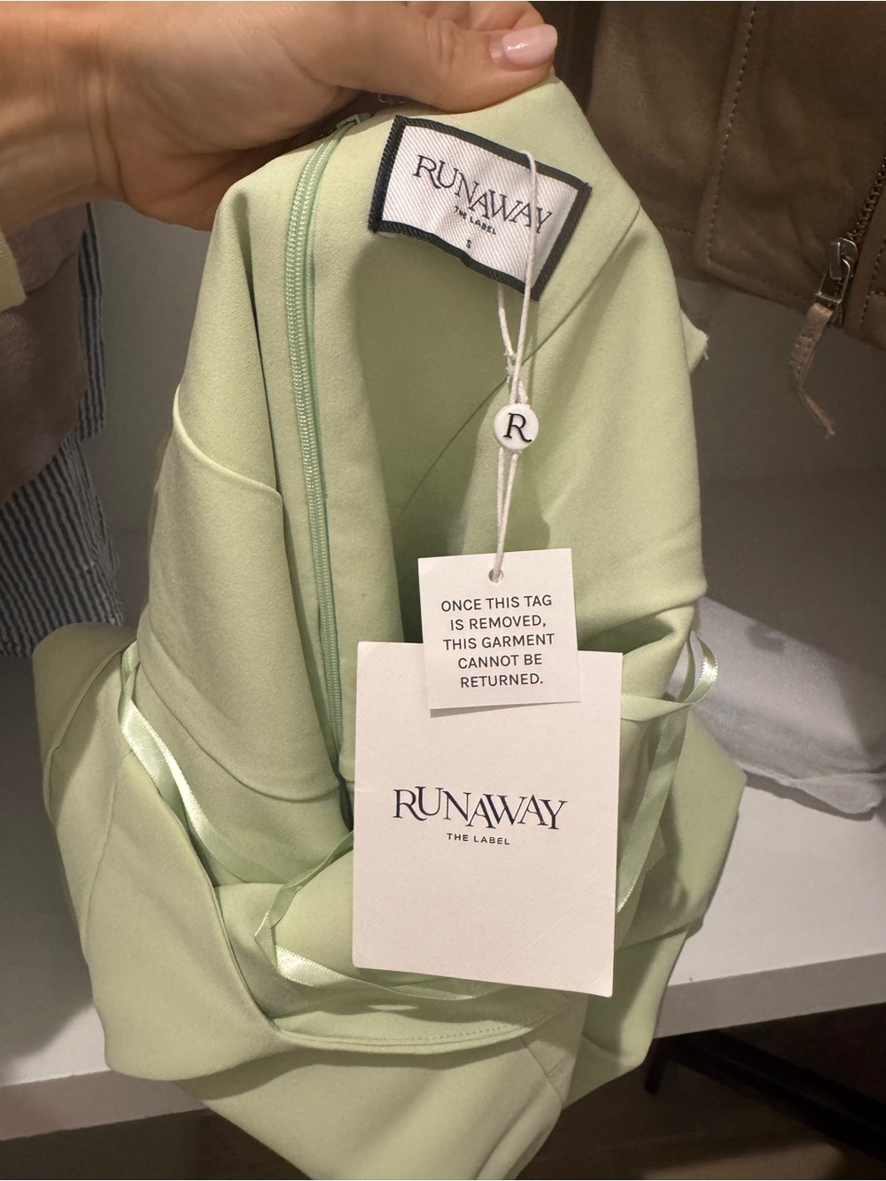 Bethan Mini Dress Key Lime - Picture 6 of 6